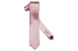 Dusty Pink Silk Skinny Tie