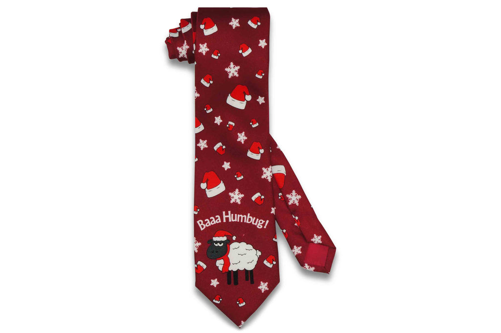 Flying Santa Hat Tie