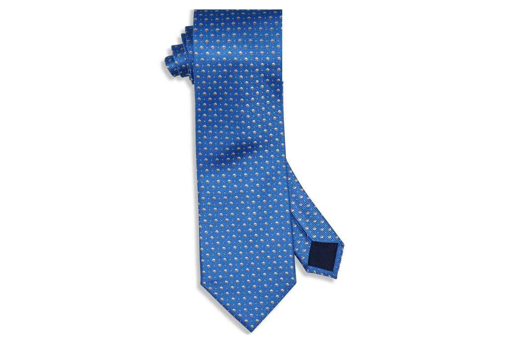 Galaxy Blue Silk Tie