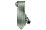 Green Striped Silk Tie