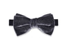 Grey Velvet Bow Tie (pre-tied)