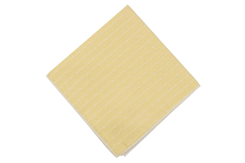 Honey Yellow Diamond Silk Pocket Square