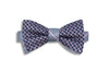 Houndstooth Paisley Silk Bow Tie (self-tie)