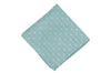 Light Teal Dotted Silk Pocket Square