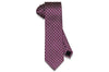 Magenta Purple Link Silk Tie