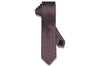 Maroon Bands Silk Skinny Tie