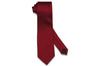 Maroon Grained Silk Tie