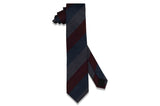 Maroon Lanes Wool Skinny Tie