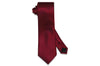 Maroon Text Silk Tie