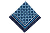 Middlefield Blue Cotton Pocket Square