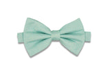 Mint Foam Silk Bow Tie (pre-tied)