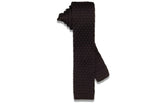 Muddy Road Knitted Skinny Tie