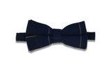 Navy Class Cotton Bow Tie (Pre-Tied)