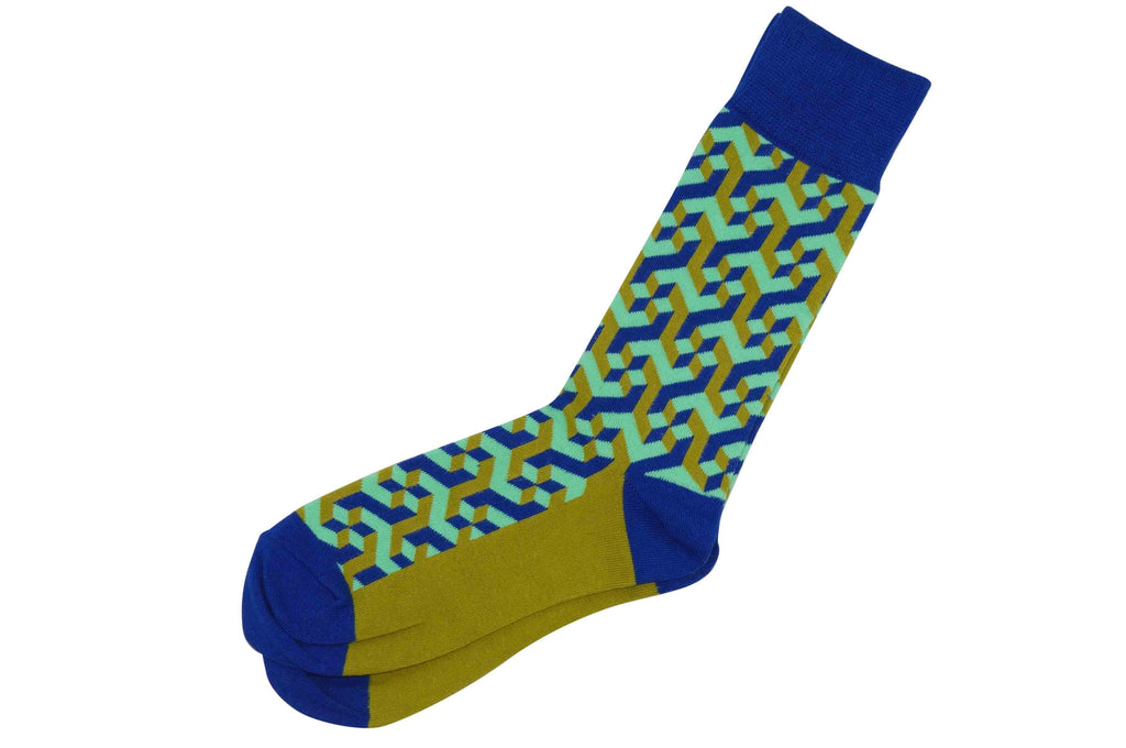 Olive Blue Socks