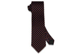 Orange Flowers Silk Tie