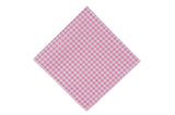 Pink Gingham Cotton Pocket Square