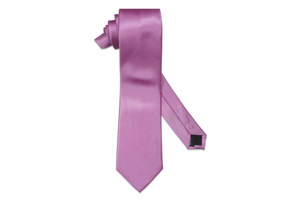Pink Groove Skinny Tie
