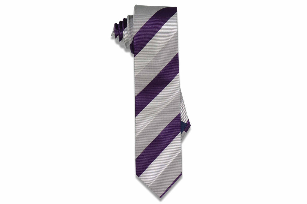 Platinum Lanes Silk Skinny Tie