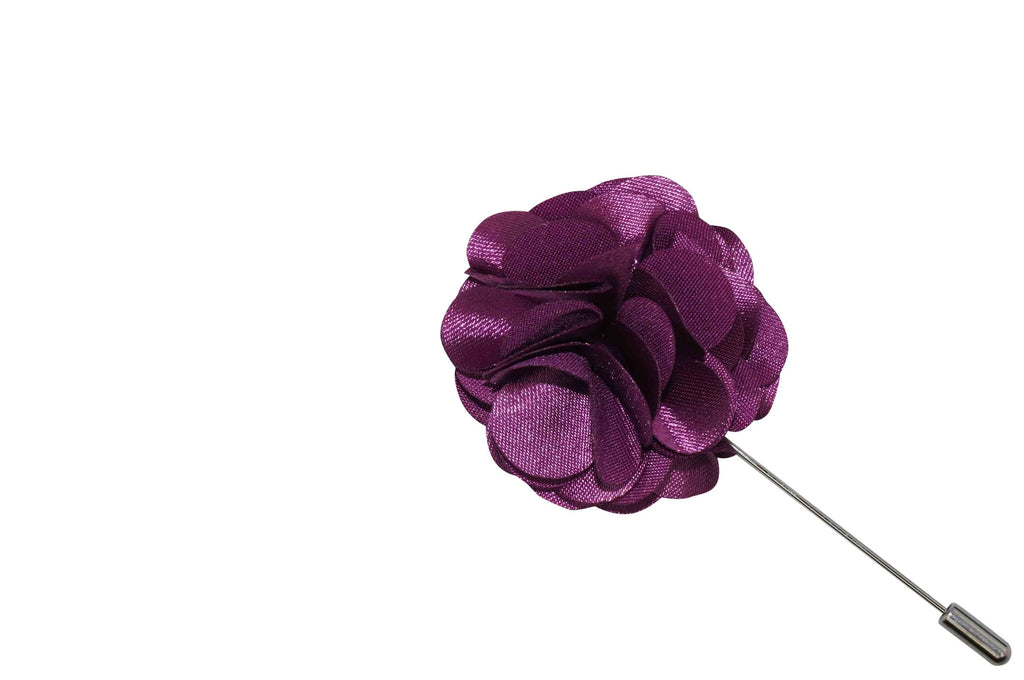 Purple Lap Lapel Flower