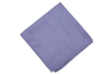 Purple Triangle Silk Pocket Square