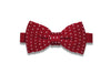 Razzmatazz Maroon Knitted Bow Tie (pre-tied)