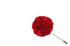 Red Lap Lapel Flower