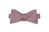 Red White Gingham Silk Bow Tie (self-tie)