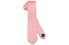 Salmon Pin Dots Silk Skinny Tie