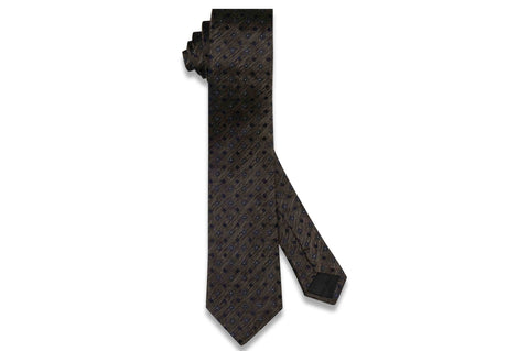 Sand Storm Silk Skinny Tie