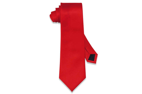 Scarlet Red Tie
