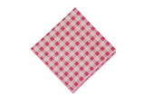 Shortcake Gingham Cotton Pocket Square