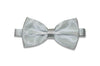 Silver Grey Bow Tie (pre-tied)