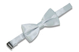 Silver Grey Bow Tie (Boys)