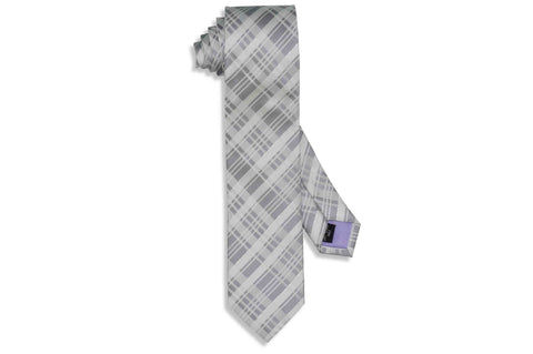 Silver Lining Silk Skinny Tie