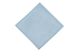 Sky Blue Waves Linen Pocket Square