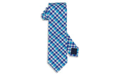 Strike Blue Cotton Tie
