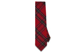 Tartan Plaid Wool Skinny Tie