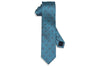 Teal Blue Silk Skinny Tie