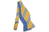 Yellow Stripes Reversible Silk Bow Tie (Self-Tie)